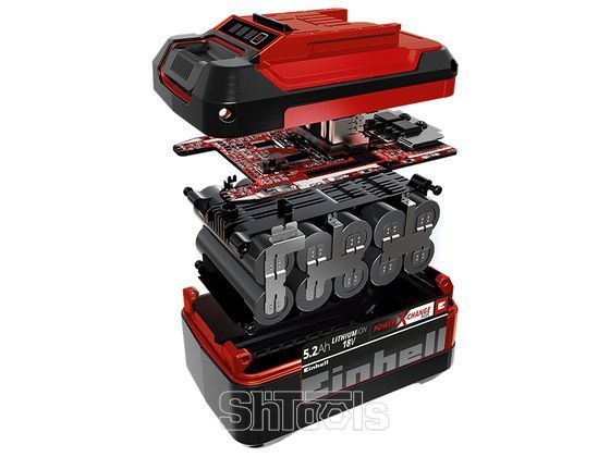 Аккумуляторные батареи Einhell Power-X-Change Plus Twinpack 18V 5,2Ah 2шт 4511526 фото