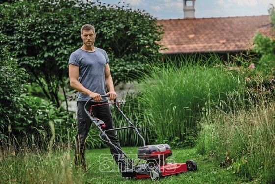 Газонокосарка акумуляторна Einhell GE-CM 36/48 Li M-Solo PXC 3413054 фото
