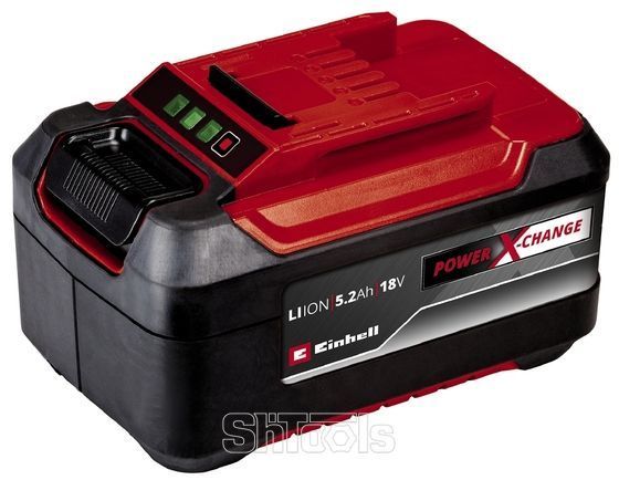 Комплект Einhell Power-X-Change PLUS Starter Kit акумуляторна батарея 18V 5,2Ah + зарядний пристрій PXC Power X-Fastcharger 4A 4512114 фото