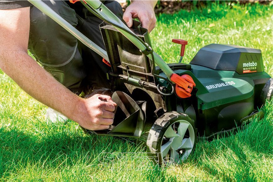 Газонокосарка акумуляторна Metabo RM 36-18 LTX BL 36 LiPOWER CAS 601716850 фото
