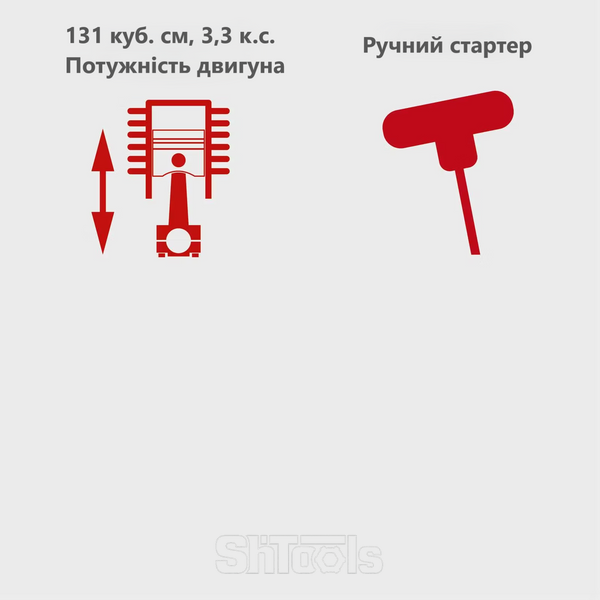 Газонокосарка бензинова Scheppach MP132-42 5911248903 фото