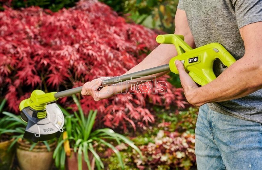 Набір електроінструментів Ryobi RY18LT23ADD2-120: тример RY18LT23A, дриль-шуруповерт R18DD2, акумулятор RB18L20 18V 2Ah та зарядний пристрій RC18115 18V 1,5Ah 5133005733 фото