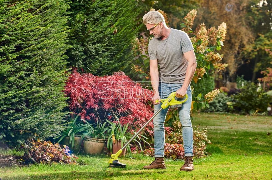 Набір електроінструментів Ryobi RY18LT23ADD2-120: тример RY18LT23A, дриль-шуруповерт R18DD2, акумулятор RB18L20 18V 2Ah та зарядний пристрій RC18115 18V 1,5Ah 5133005733 фото