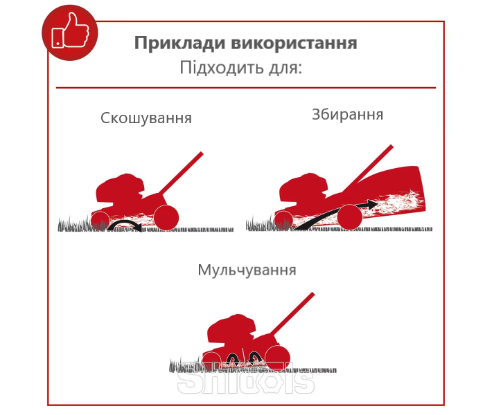 Газонокосарка бензинова Scheppach MS173-51E 5911247905 фото