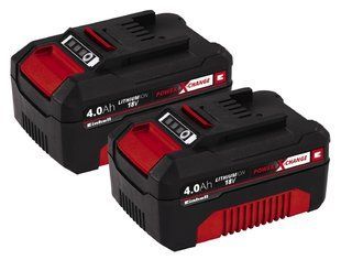 Акумуляторні батареї Einhell Power-X-Change Twinpack 18V 4Ah 2шт 4511489 фото